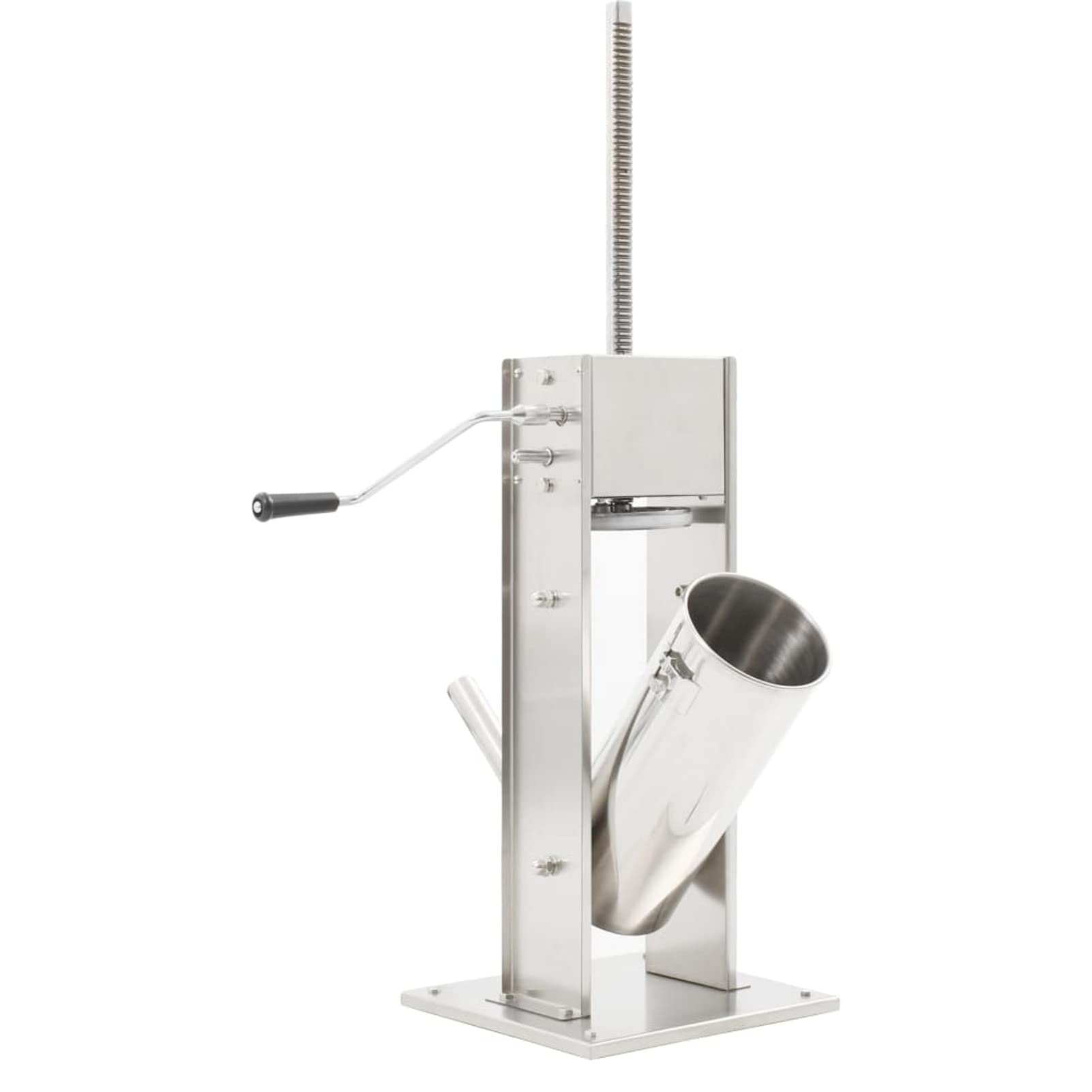BaraSh Embutidora Manual de Acero Inoxidable Plateado 5 L Churreras Acero Inoxidable