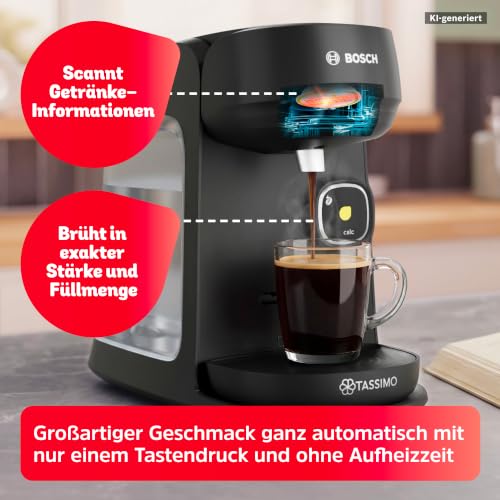 Bosch Tassimo harmony Kapsel-Kaffeemaschine, TAS172B, schwarz – Ansicht 5