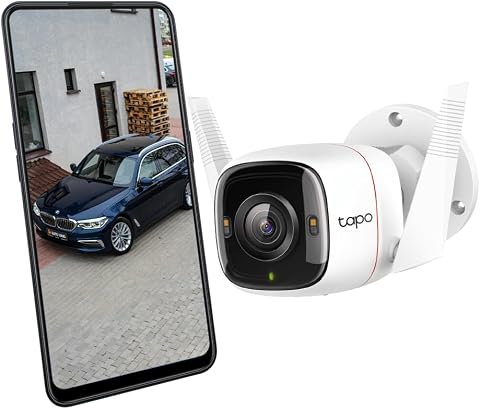 Tapo C320WS, 2K 4MP Dış Mekan Wi-Fi/Ethernet Güvenlik Kamerası, Hareket Algılama, IP66 Su Geçirmez, 30m Starlight Gece Görüşü, Çift Yönlü Ses, Bulut/Yerel Depolama, Sesli ve Işıklı Alarm