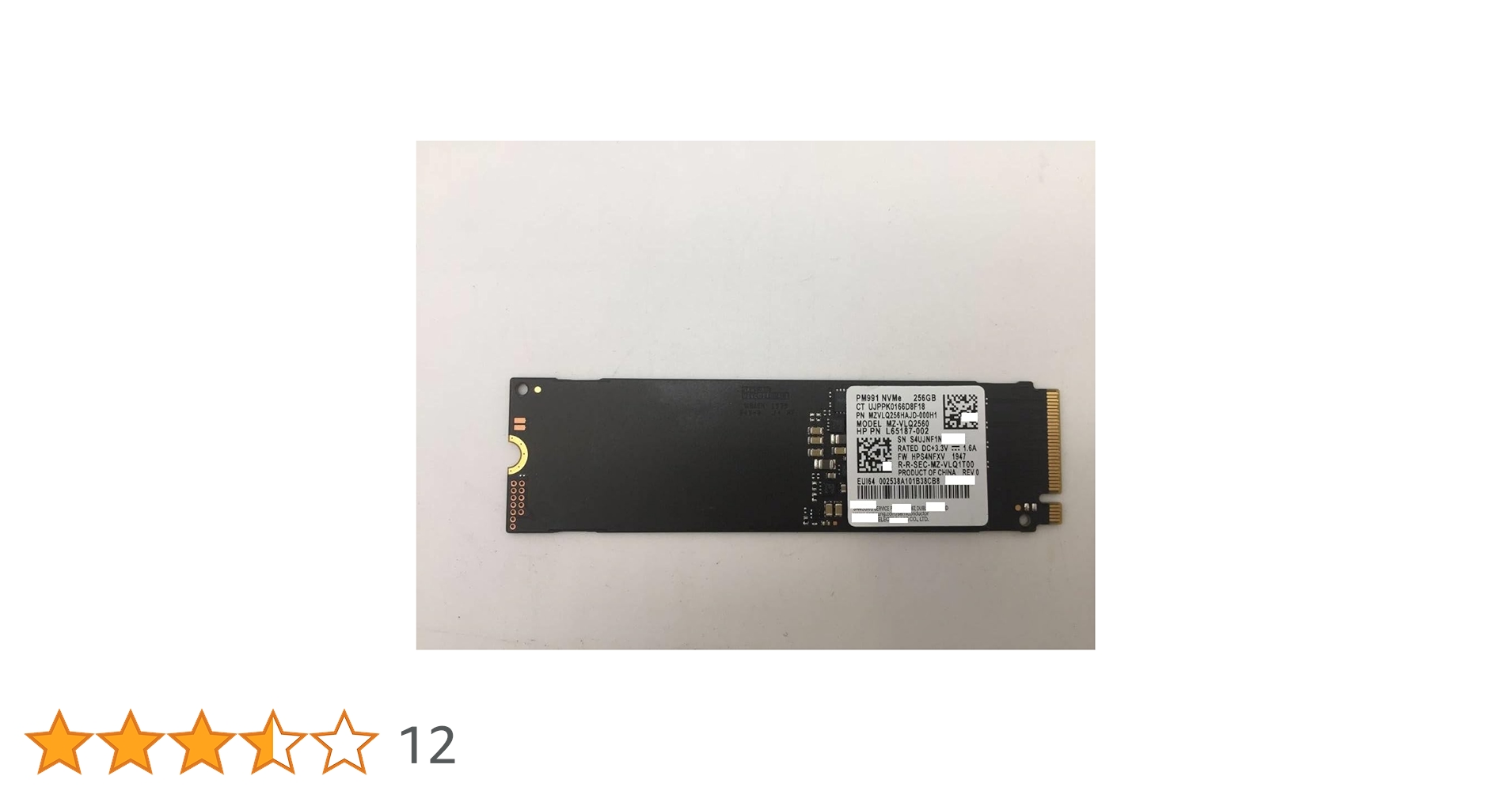Amazon | 【整備済み品】ジェネリック 256GB PM991a M.2 PCIe NVMe SSD