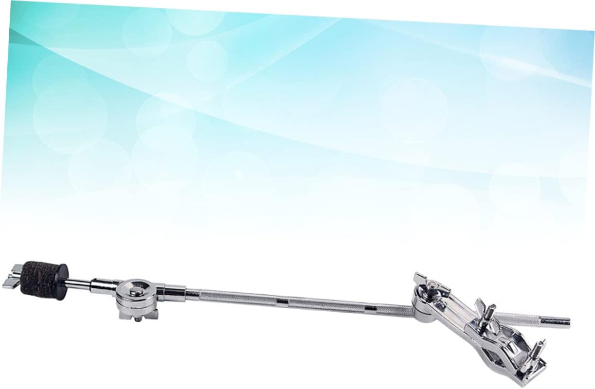 Drum Clamps Extension Holder for Percussion Instruments Silver Drum Accessory Clip Durable Replacement Clamp for Drums and Cymbals Heavy Duty Mounting