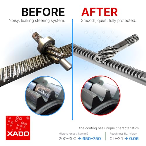 XADO EX120 Servoöl-Additiv – Hydrauliköl-Additiv für Servolenkung & Hydraulikanlagen | Servolenkungsöl-Verlust Stop | Ölverlust Stop | Verschleißschutz | Lenkgetriebeöl-Zusatz | 8 ml