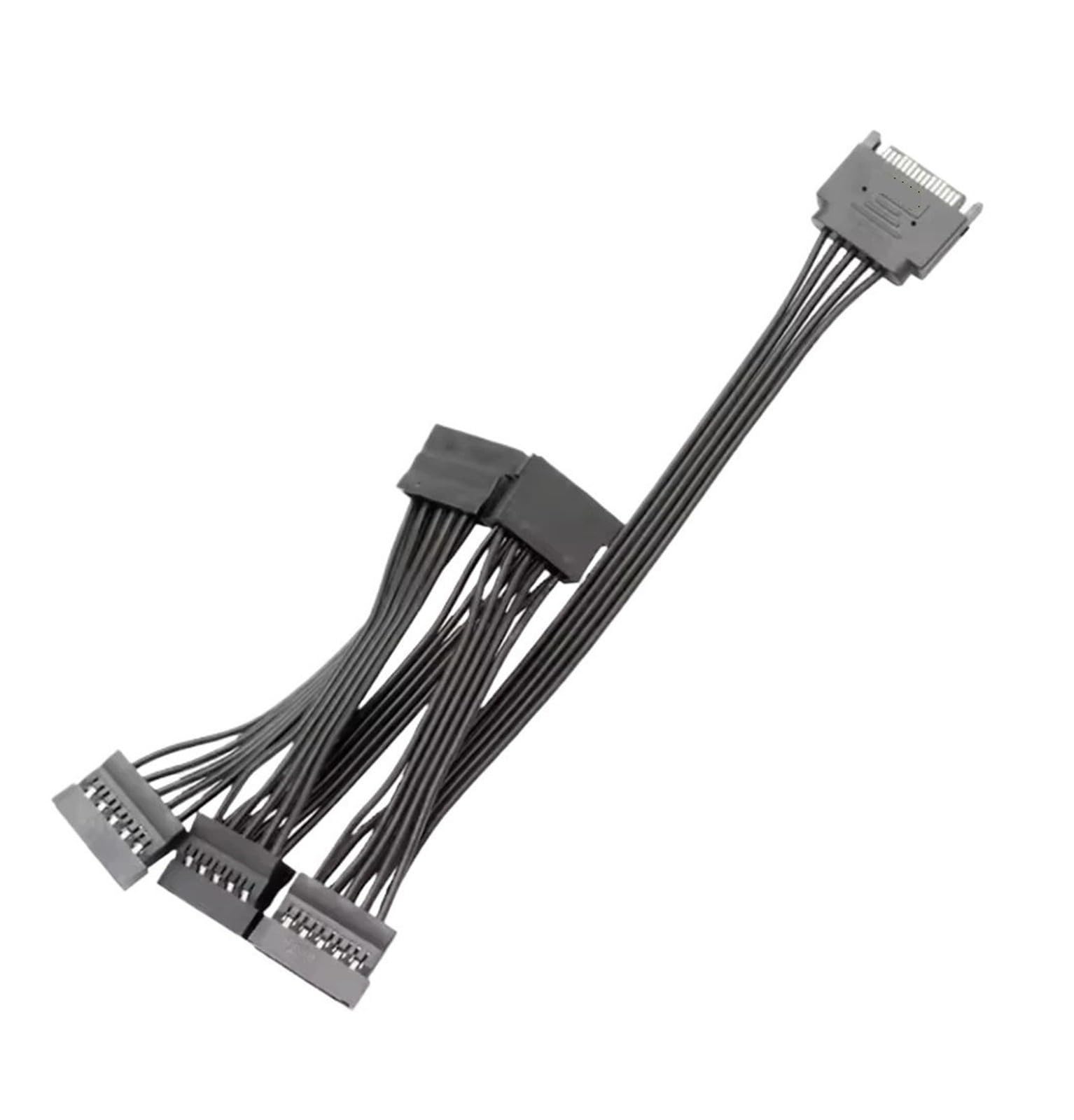 Câble répartiteur d'alimentation for disque dur SATA 1 à 3/4/5/6 15 broches