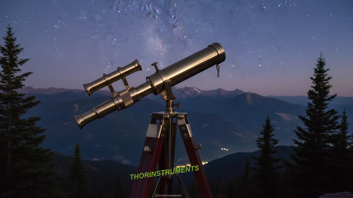 Vintage Brass Nautical Telescope On Tripod Escritorio Telescope Outdoor Adventures