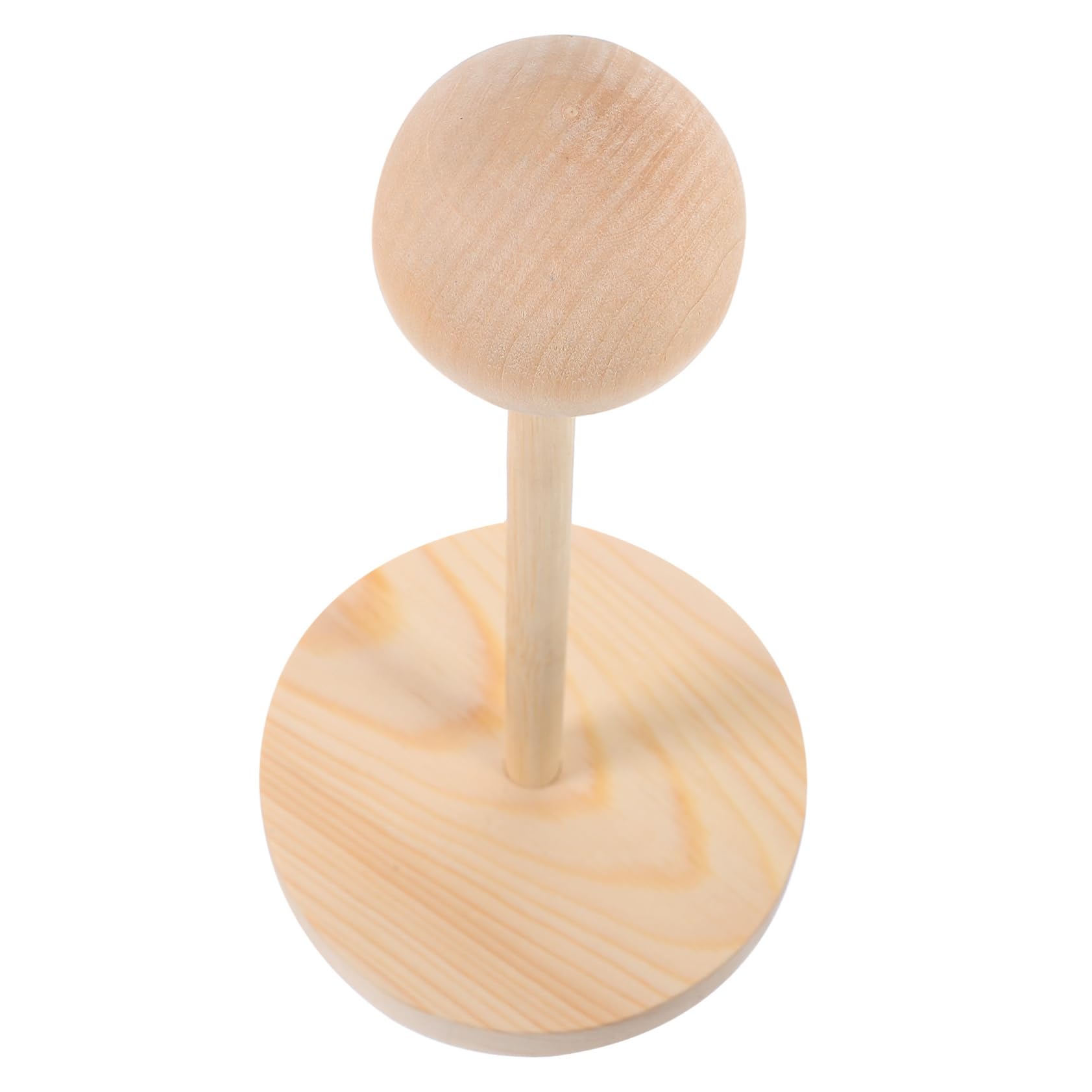 FOMIYES Wooden Wig Hat Holder Display Rack Professional Wig Stand Holder for Boys and Girls