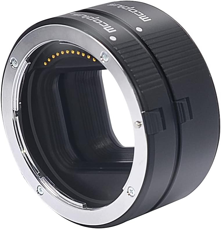 mcoplus EXT-RF-M Metal Auto Focus Macro Extension Tube Set(12mm+20mm) Fit Canon RF Mount EOS-R/EOS R5/EOS R6/EOS-RP Lens and Camera Body