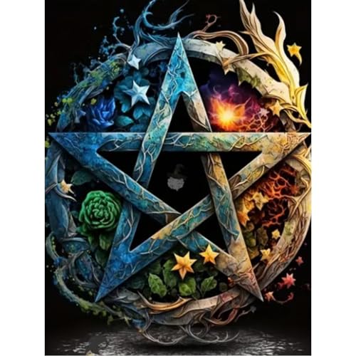 JFYHAB Pentagram Diamond Painting Kit for Adults