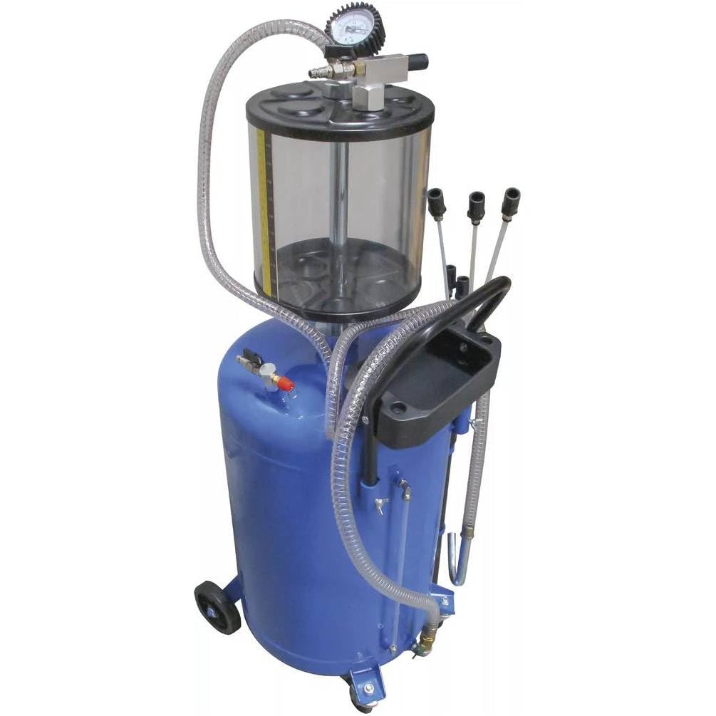 D-Work Recuperatore di olio pneumatico 70 l, 45 x 92,5 x 49,5 cm, capacità significativa, mobilità facile
