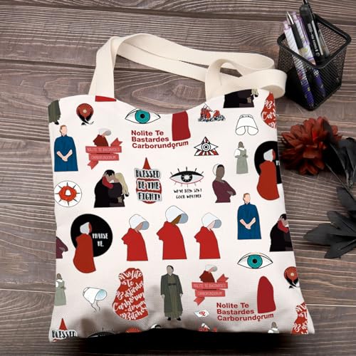 FEELMEM Handmaid TV Show Inspired Gift Tote Bag Feminist Gift Handmaid Merchandise For The Handmaid Movie Fans - Image 4