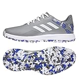 adidas Mens S2G 23 Spiked Golf Shoes Grey3/White/Lucid Blue 10 (44.7)