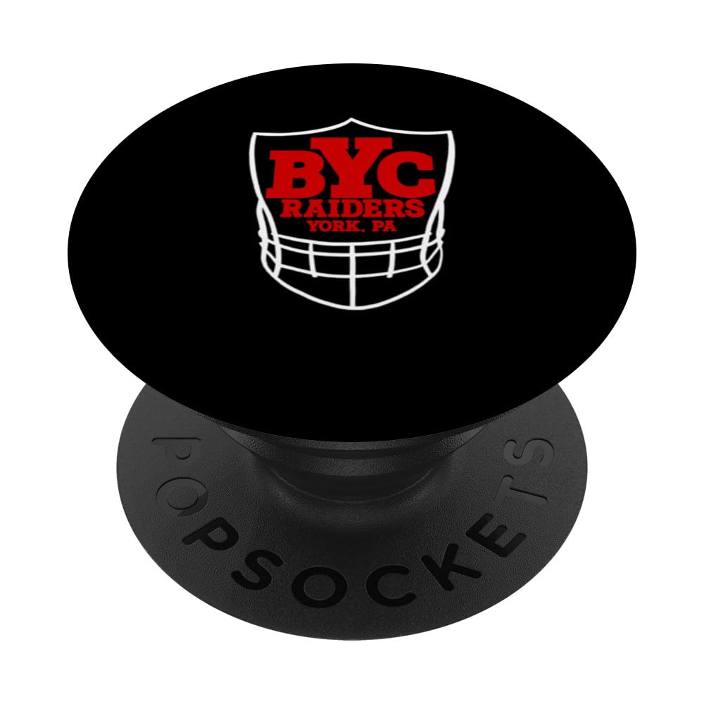 BYC Raiders Official Gear PopSockets Swappable PopGrip, Black