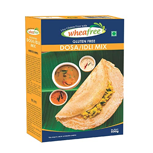 Image of Wheafree Gluten Free Sorghum Sooji (Pack of 2 x 400g Each) & Wheafree Dosa /Idli Mix - Pack of 2 (500g each)