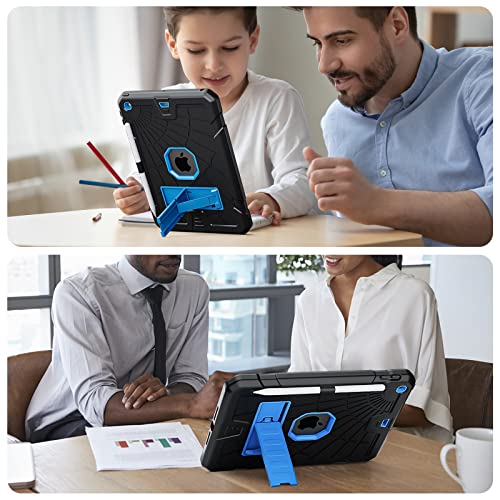 SIBEITU iPad 5th Generation Case for Kids | iPad 6th Generation Cases with Stand | iPad 9.7 Case W/Pencil Holder 2018/2017 | Slim Shockproof Protective Case for iPad 9.7 inch 5th/6th Gen