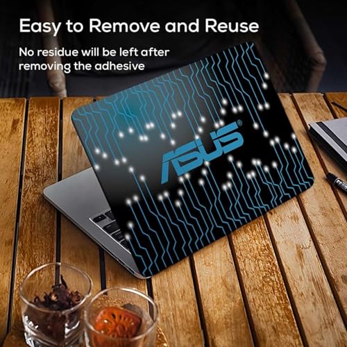 Image of Galaxsia Pattern D6 Full Vinyl Laptop Skin /Sticker /Cover for 15 to 15.6 Inches Laptops Laminated-Removable-HD Quality Compatible for Hp-Dell-Sony-Lenovo-Asus etc.(15x10 Inches)