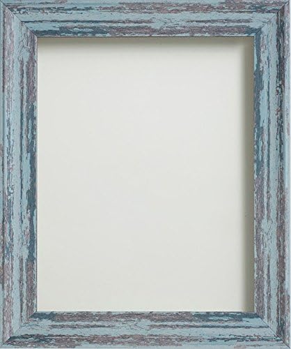 Frame Company Lynton Range, Rustic Blue A3 Picture Photo Frame Fitted With Glass * Choice of Four Colours * NEW