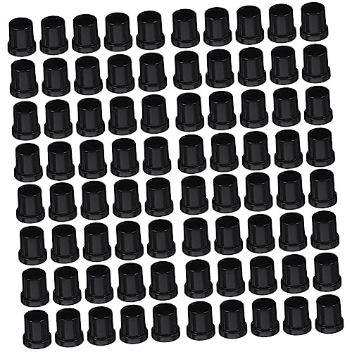 Boutons de commande rotatifs pour potentiomètre Mikikit en plastique réglables guitare