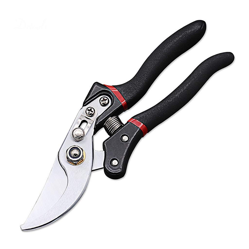 GTHTUHFD Garden Pruning Shears Steel Fruit Picking Scissors Household Potted Trim Weed Branches Small Scissors Orchard Pruner Cut Shears
