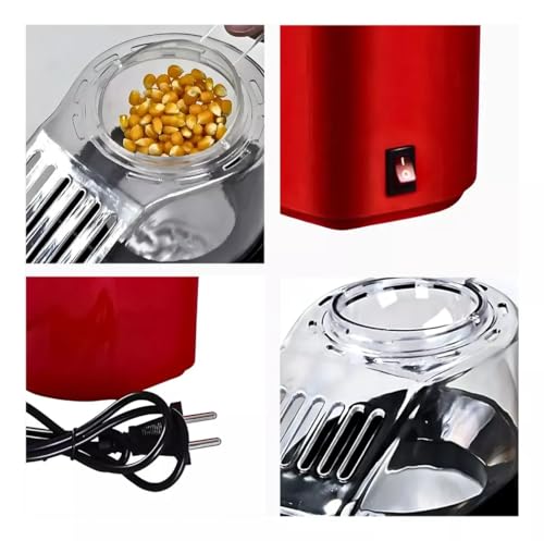 Máquina De Pipoca Elétrica Doméstica Sem Óleo 110V