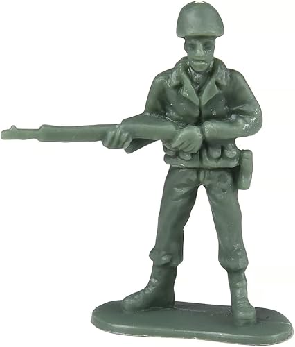 Miniatura 8 de Classic US Army Men (72 piezas (paquete de 2 de 36)) de 2 pulgadas. Plástico. Soldados de juguete verde. Diseños independientes. Gran relleno de
