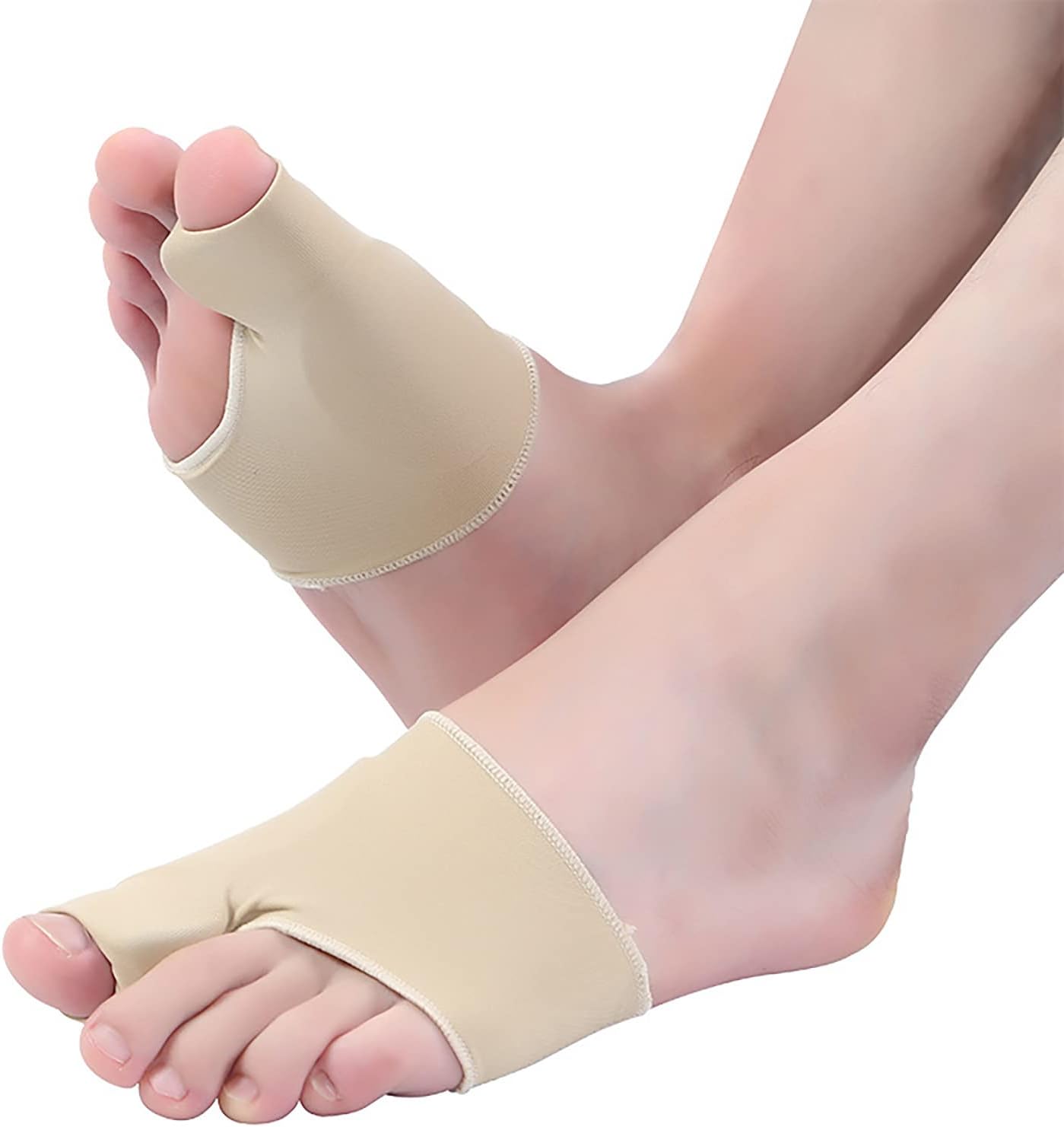Bunion Corrector - Sleeve for Hallux Valgus Bunion Pain Relief - Non-Surgical Correction - Hammer Toe Straightener - Forefoot Pads Bunion Socks