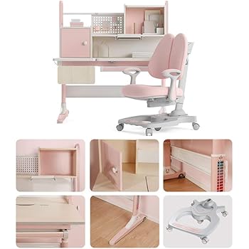 children's study table & cupboard set