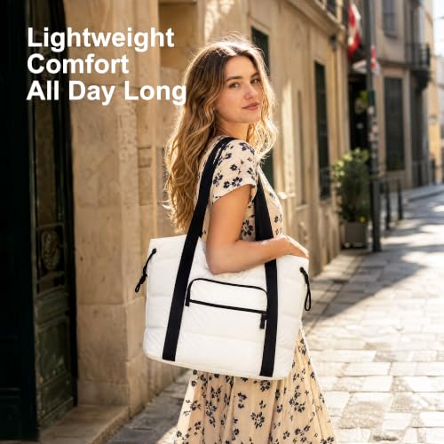 Bolso Tote Acolchado Ligero para Mujer miniatura 4