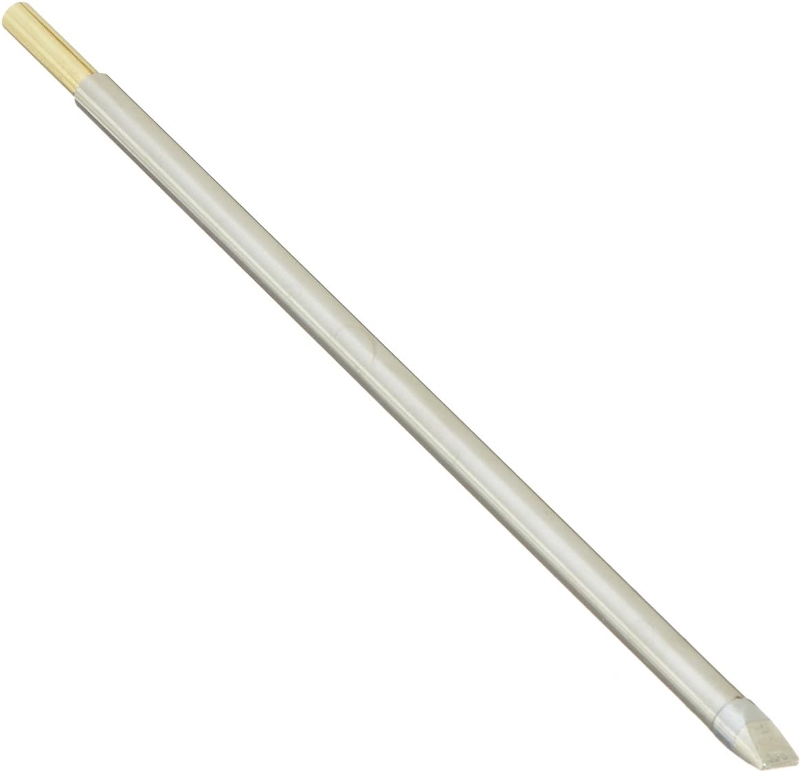 MetcalSTTC-117 STTC Series Soldering Cartridge for Most Standard Applications, 775°F Maximum Tip Temperature, Large Chisel, 5.0mm Tip Size, 7.6mm Tip Length