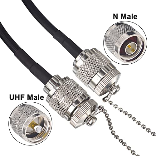5PCS Tapas para Conector UHF/N Macho con Cadena y Recubrimiento Níquel miniatura 3