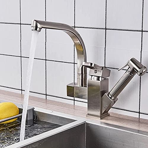 Torneira Ducha de Luxo 360º Monocomando Cozinha Ajustavel Misturador Quente Frio 2 em 1 Gourmet