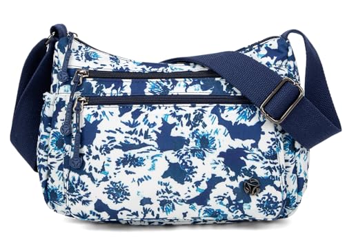 Image of Pealwel Casual Crossbody Bag with Anti Theft Pocket - Women Lightweight Water-Resistant Purse Bag