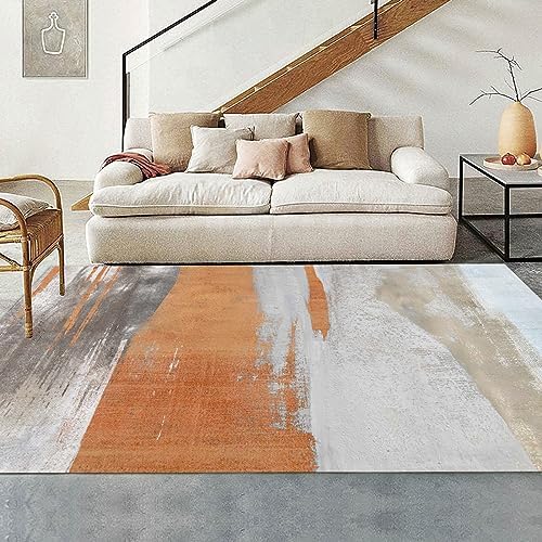 Orange Splat Rug Amazon.com: Violetatelier Home Area Rug, Orange and Grey Paint Splatter ...