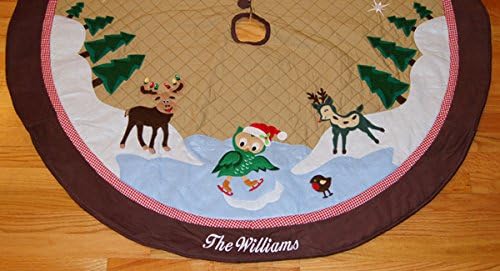 MerryStockings Cabin Christmas Tree Skirt