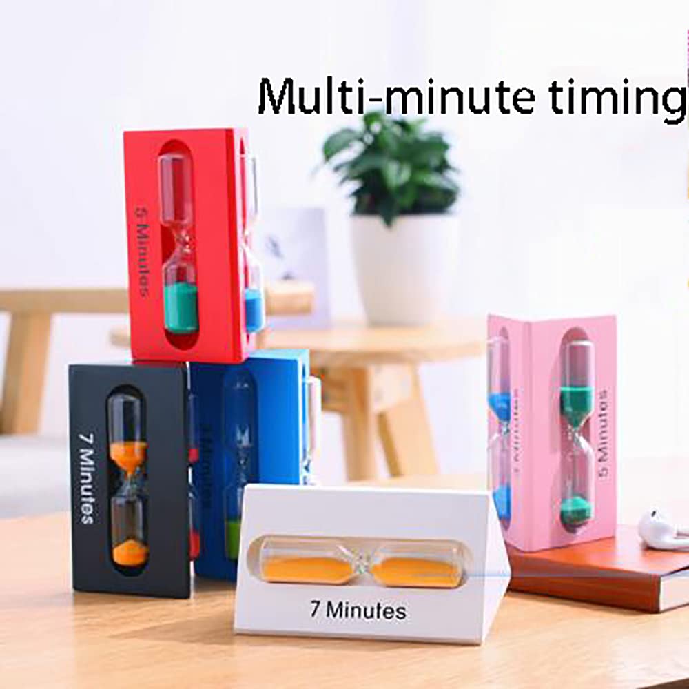 Temporizador creativo de arena con forma de triángulo, temporizador de cocción de 3+5+7 minutos, mini reloj de decoración para cocina, regalo único para entusiastas del hogar y la cocina