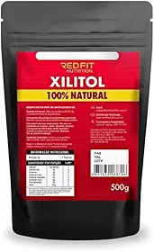 Xilitol Adoçante Natural 500g - 100% Puro Importado - Red Fit Nutrition