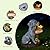 NINNSSOT Solar Garden Decor Outdoor Yard Decoration, Dog Statue with Solar Butterfly Light for Home Garden Patio Balcony Lawn Ornaments, Birthday Dog Lovers Gifts for Women, Mom, Grandma