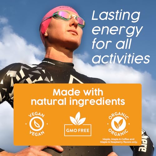 Image of Krono Nutrition Energy Gel - Sports Nutrition - Made with Natural Ingredients - 24 Count (Salted Caramel)