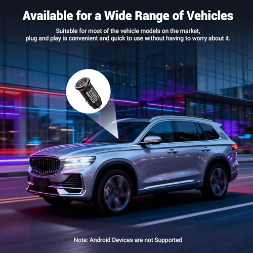 Peilsender Auto, [MFi-Zertifiziert] 2-in-1 Dual-Port Schnellladegerät fürs Auto 20W mit GPS-Sender für Auto, kompatibel mit der Apple „Find My“-App, Plug & Play (Nicht für Android-Telefone geeignet)