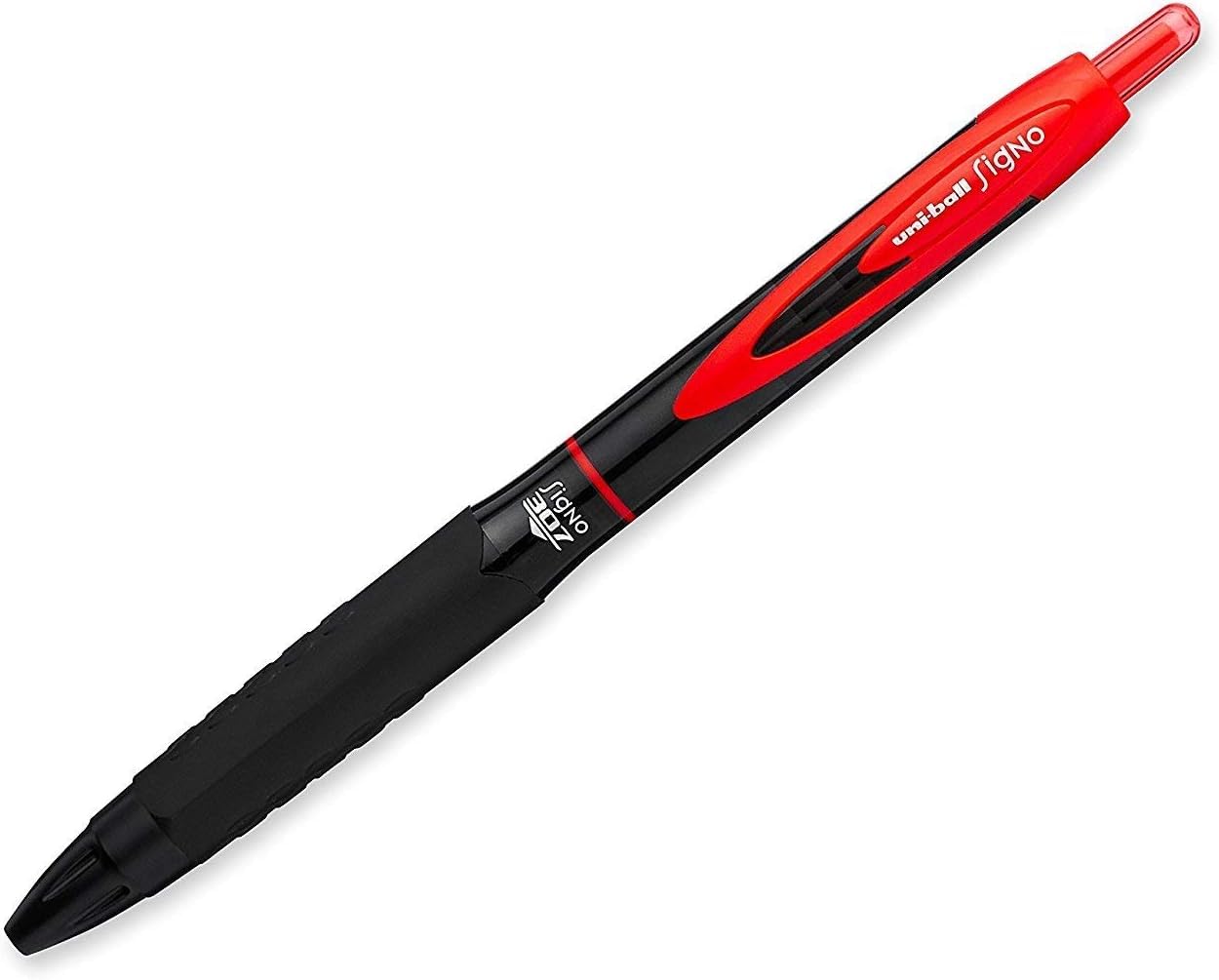 uni-ball Signo 307 - Fine Retractable Rollerball Pen - Pack of 10 - Red Ink - UMN-307, Multicolor, 1 count (Pack of 10) - Image 2