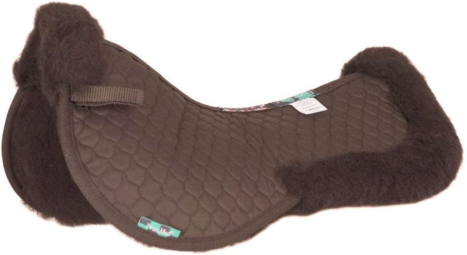 Griffin NuuMed HiWither Wool With Collars Half Pad Brown Large