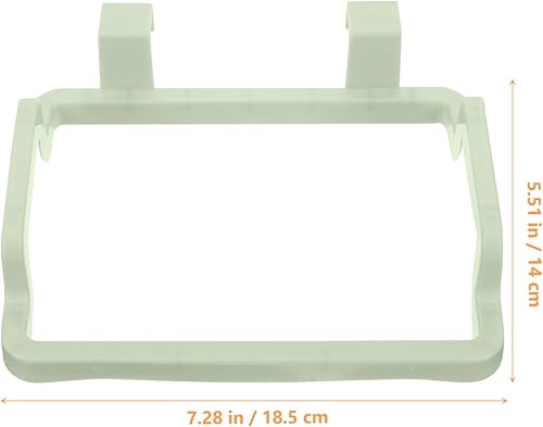 Miniatura 5 de FOMIYES Soporte portátil para bolsas de basura sobre el gabinete, soporte para bolsas de basura colgantes, toallero, guantes, colgador para cocina,