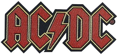 AC/DC Application Logo patch parche, Officially Licensed Products Classic Rock Artwork Iron-On/Sew-On, Embroidered parche parche | Ya disponible en tu tienda friki favorita! En mundofriki.es! AC/DC Application Logo patch parche, Officially Licensed Products Classic Rock Artwork Iron-On/Sew-On, Embroidered parche parche | Ya disponible en tu tienda friki favorita! En mundofriki.es!