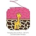 Big Dot of Happiness Giraffe Girl - Baby Shower or Birthday Party Hanging Decorations - 6 Count