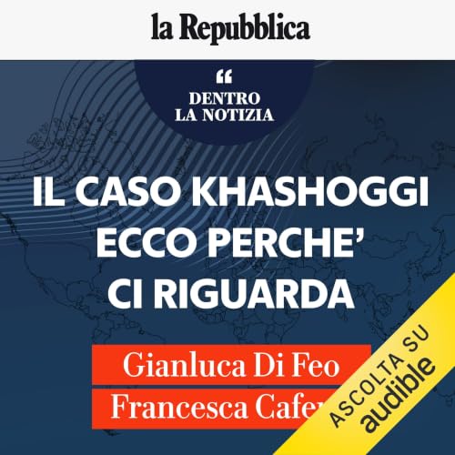 Diseño de la portada del título Il caso Khashoggi, ecco perch&eacute; ci riguarda