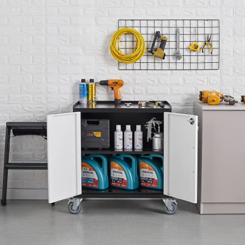 Cbntki Rolling Tool Chest,Rolling Cabinet Garage Storage,Service Tool Cart Storage,Tool Storage Cabinet (Door-2) #TOP4