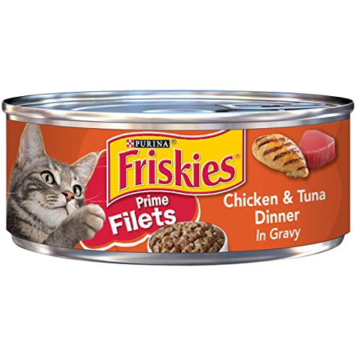 Friskies Prime Filets Chicken & Tuna Dinner in Gravy Cat Food, 1 ct