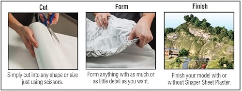 Vista 2 de Woodland Scenics WOOC1179 - Hoja moldeadora, 18" x 72