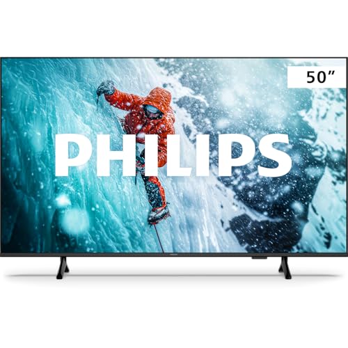 PHILIPS Smart TV, 50' 4K, 50PUG7300, Comando de Voz, Bluetooth, HDR, Dolby Atmos, HDMI, USB, Wi-Fi