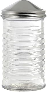 Stir Stick Dispenser Glass with Chrome Lid - 2 3/4