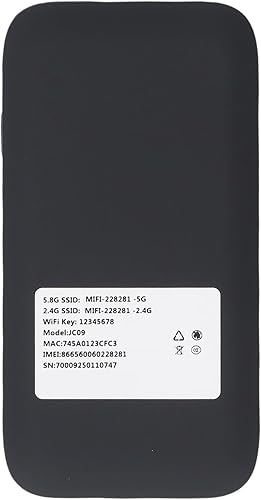 Miniatura 7 de ASHATA Router 5G CPE al aire libre, 2.4G 5.8G Router WiFi 6 de doble banda con ranura para tarjeta SIM, 16 dispositivos, velocidades de hasta