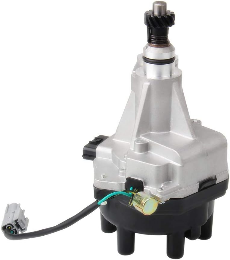 Ignition Distributor with Cap and Rotor Compatible with Nissan 1996-2002 Pathfinder Frontier Xterra Quest Mercury Villager Infiniti QX4 3.3L V6 Only 22100-1W601, 22100-1W600